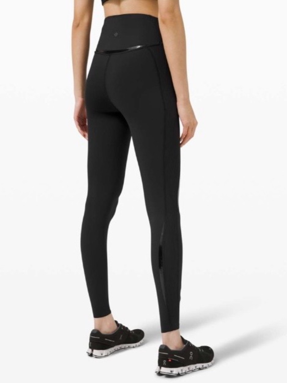 Lululemon Gloss Trim Run Super High-Rise Tight 28" Black 4